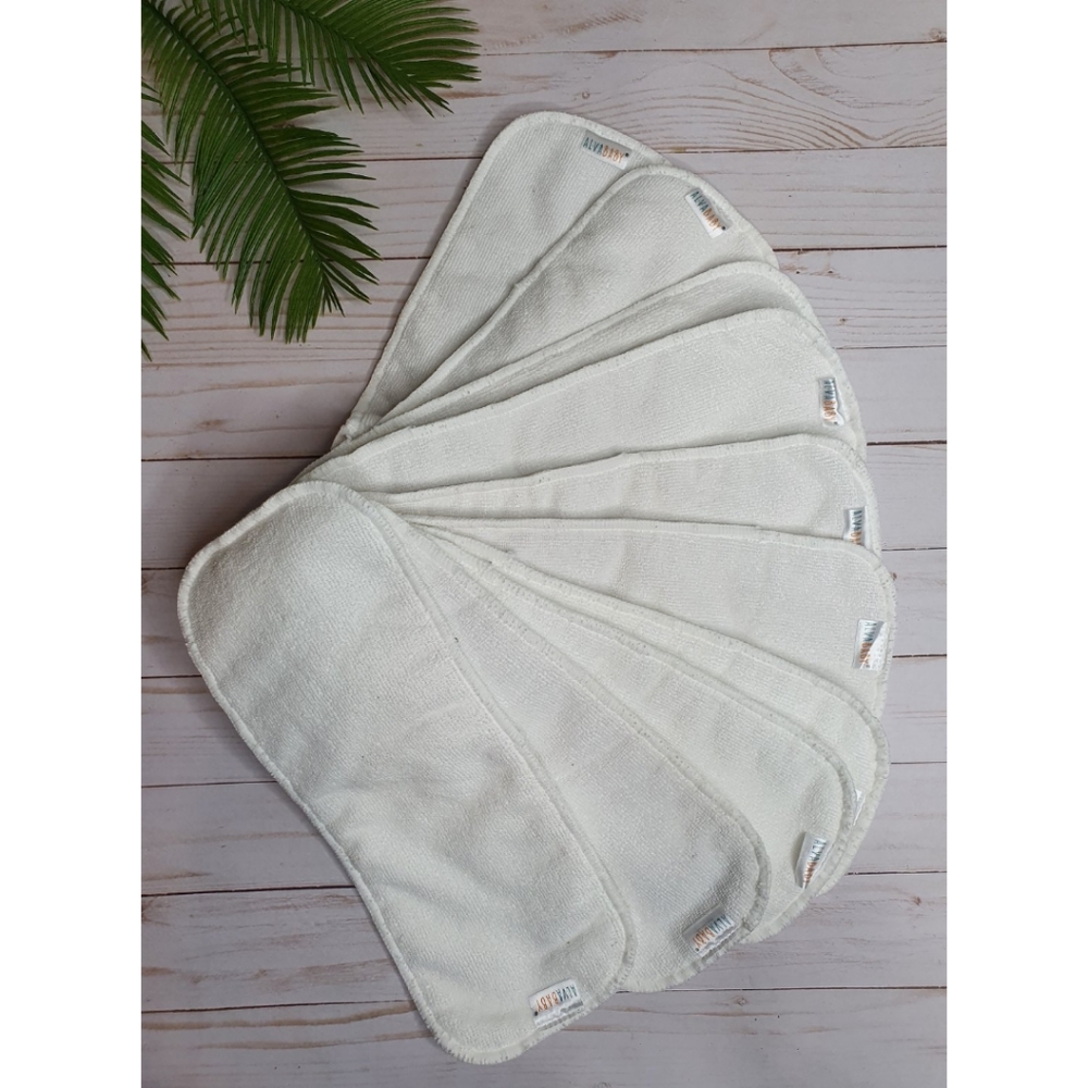 NWOT 18 Microfiber Inserts for Cloth Diapers, AlvaBaby Nora's Nursery Thirsties